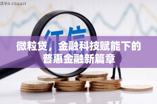 泉山微粒贷，金融科技赋能下的普惠金融新篇章