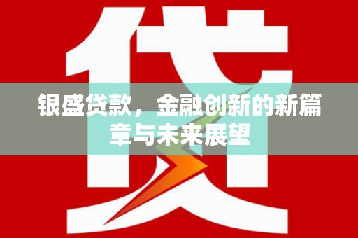 泉山银盛贷款，金融创新的新篇章与未来展望