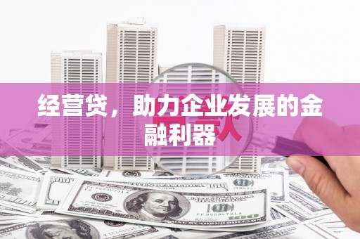 泉山经营贷，助力企业发展的金融利器