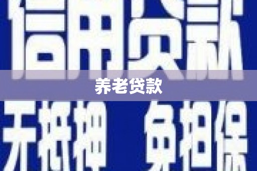 泉山养老贷款