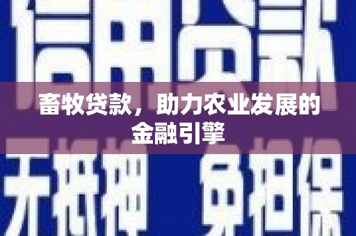 泉山畜牧贷款，助力农业发展的金融引擎