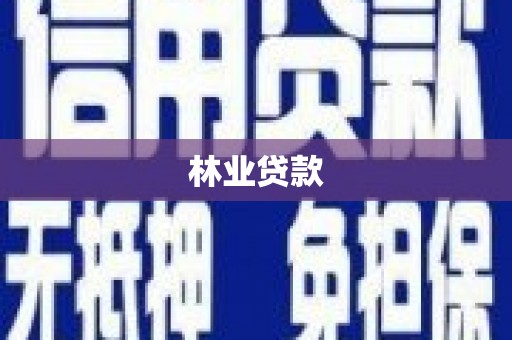 泉山林业贷款