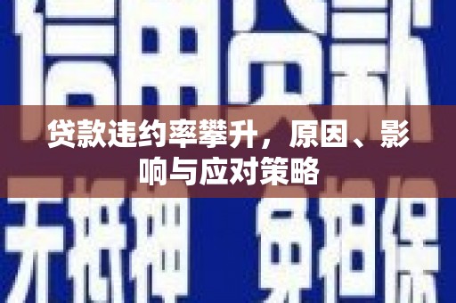 泉山贷款违约率攀升，原因、影响与应对策略
