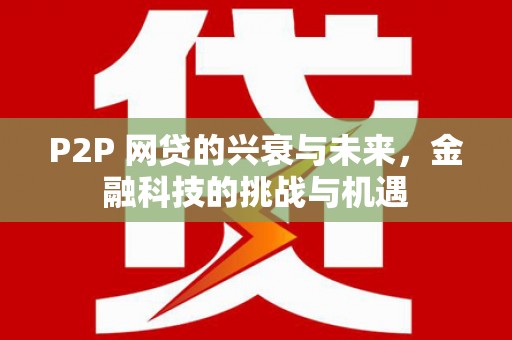 泉山P2P 网贷的兴衰与未来，金融科技的挑战与机遇