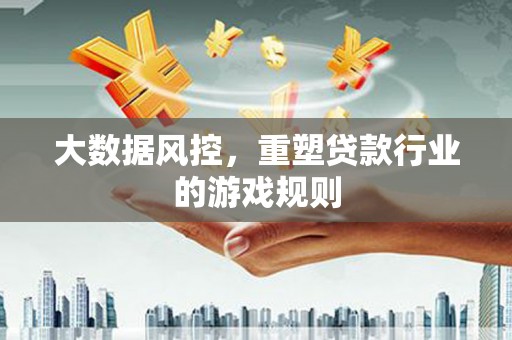 泉山大数据风控，重塑贷款行业的游戏规则