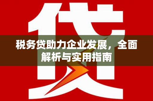 泉山税务贷助力企业发展，全面解析与实用指南