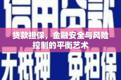 泉山贷款担保，金融安全与风险控制的平衡艺术