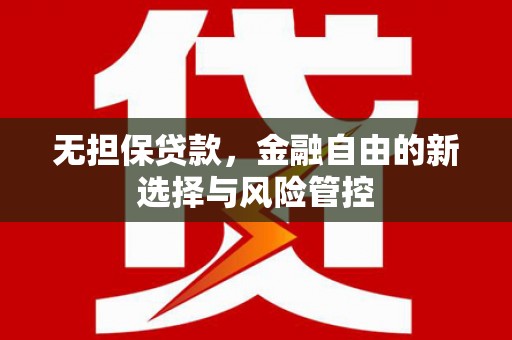 泉山无担保贷款，金融自由的新选择与风险管控
