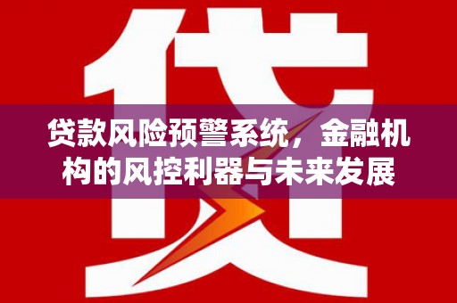 泉山贷款风险预警系统，金融机构的风控利器与未来发展