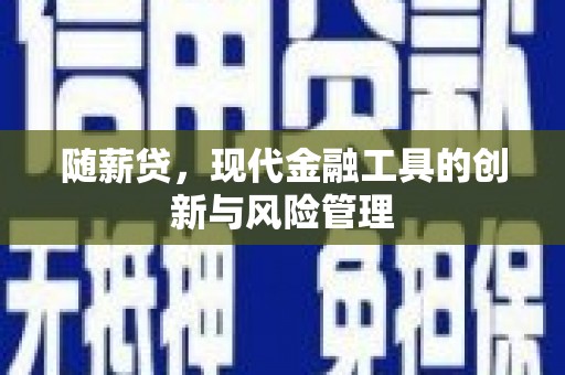 泉山随薪贷，现代金融工具的创新与风险管理