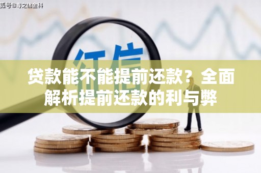 泉山贷款能不能提前还款？全面解析提前还款的利与弊