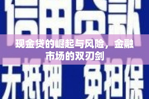 泉山现金贷的崛起与风险，金融市场的双刃剑