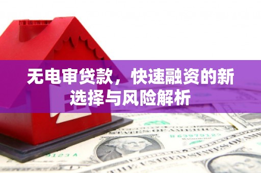 泉山无电审贷款，快速融资的新选择与风险解析