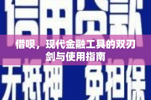泉山借呗，现代金融工具的双刃剑与使用指南