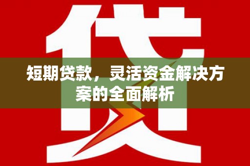 泉山短期贷款，灵活资金解决方案的全面解析