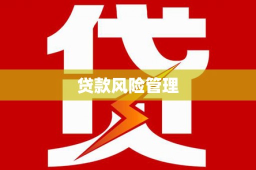 泉山贷款风险管理