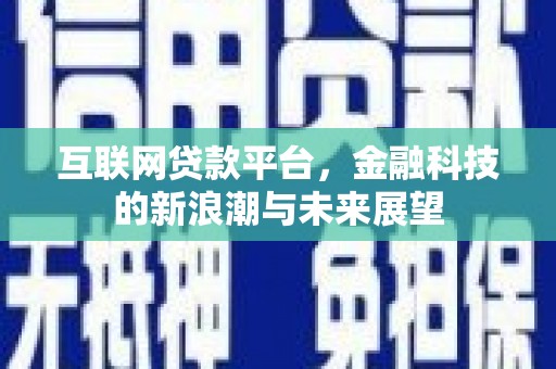 泉山互联网贷款平台，金融科技的新浪潮与未来展望