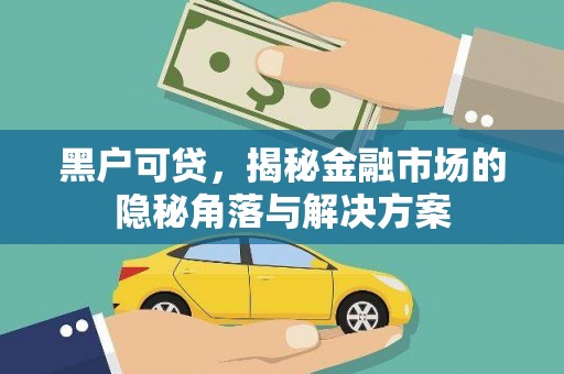 泉山黑户可贷，揭秘金融市场的隐秘角落与解决方案