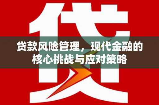 泉山贷款风险管理，现代金融的核心挑战与应对策略