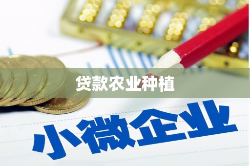 泉山贷款农业种植