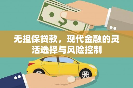 泉山无担保贷款，现代金融的灵活选择与风险控制