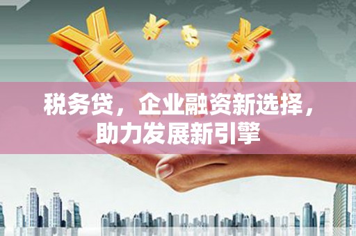 泉山税务贷，企业融资新选择，助力发展新引擎