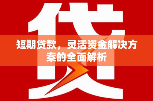 泉山短期贷款，灵活资金解决方案的全面解析