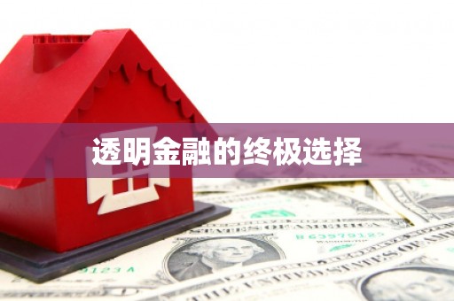 泉山透明金融的终极选择