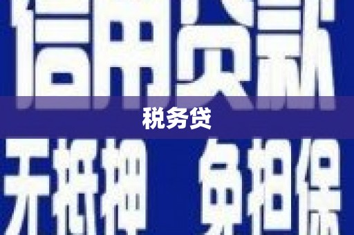 泉山税务贷