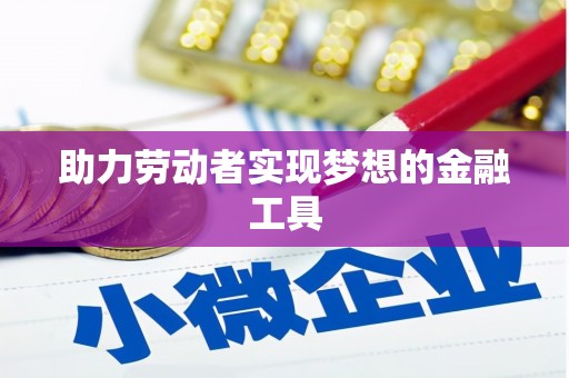 泉山助力劳动者实现梦想的金融工具