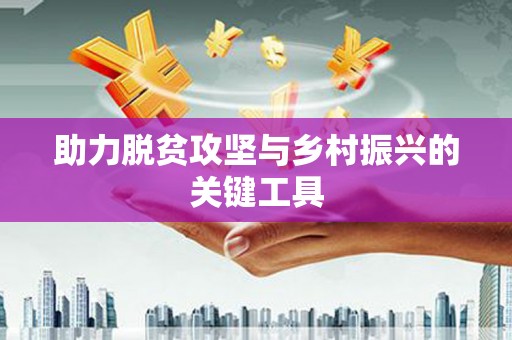 泉山助力脱贫攻坚与乡村振兴的关键工具