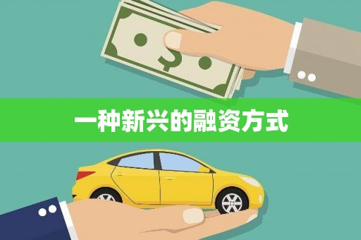 泉山一种新兴的融资方式
